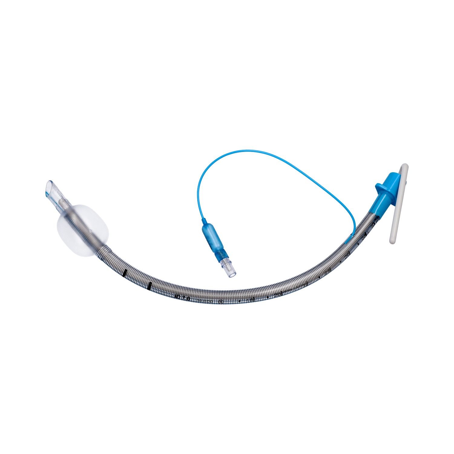 Armuotas endotrachėjinis vamzdelis su manžete ir iš anksto įdėtu kištuku, sterilus, 7,0 mm, sudėtyje yra ftalatų