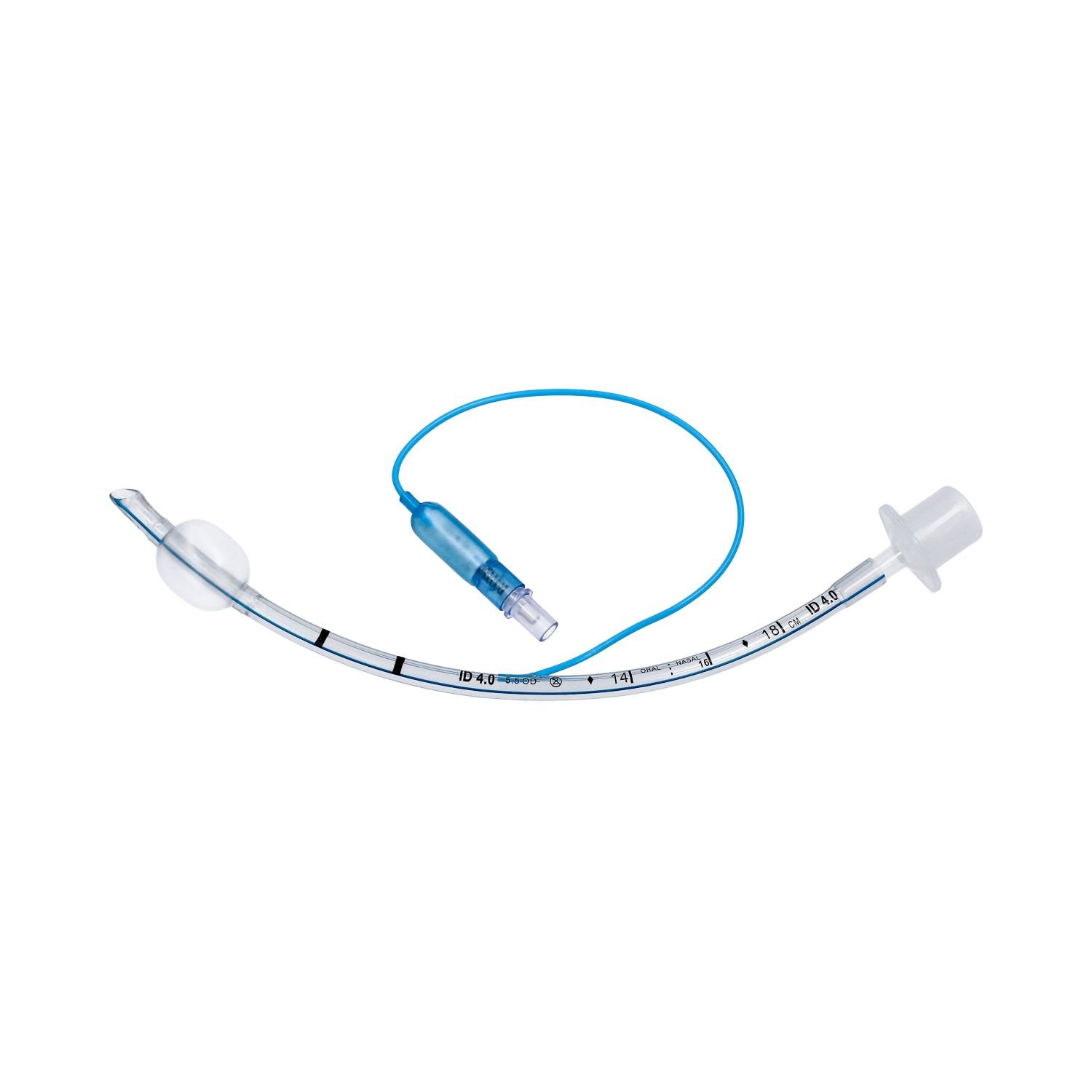 Endotrachėjinis vamzdelis su manžete, sterilus, 4,0 mm, sudėtyje yra ftalatų