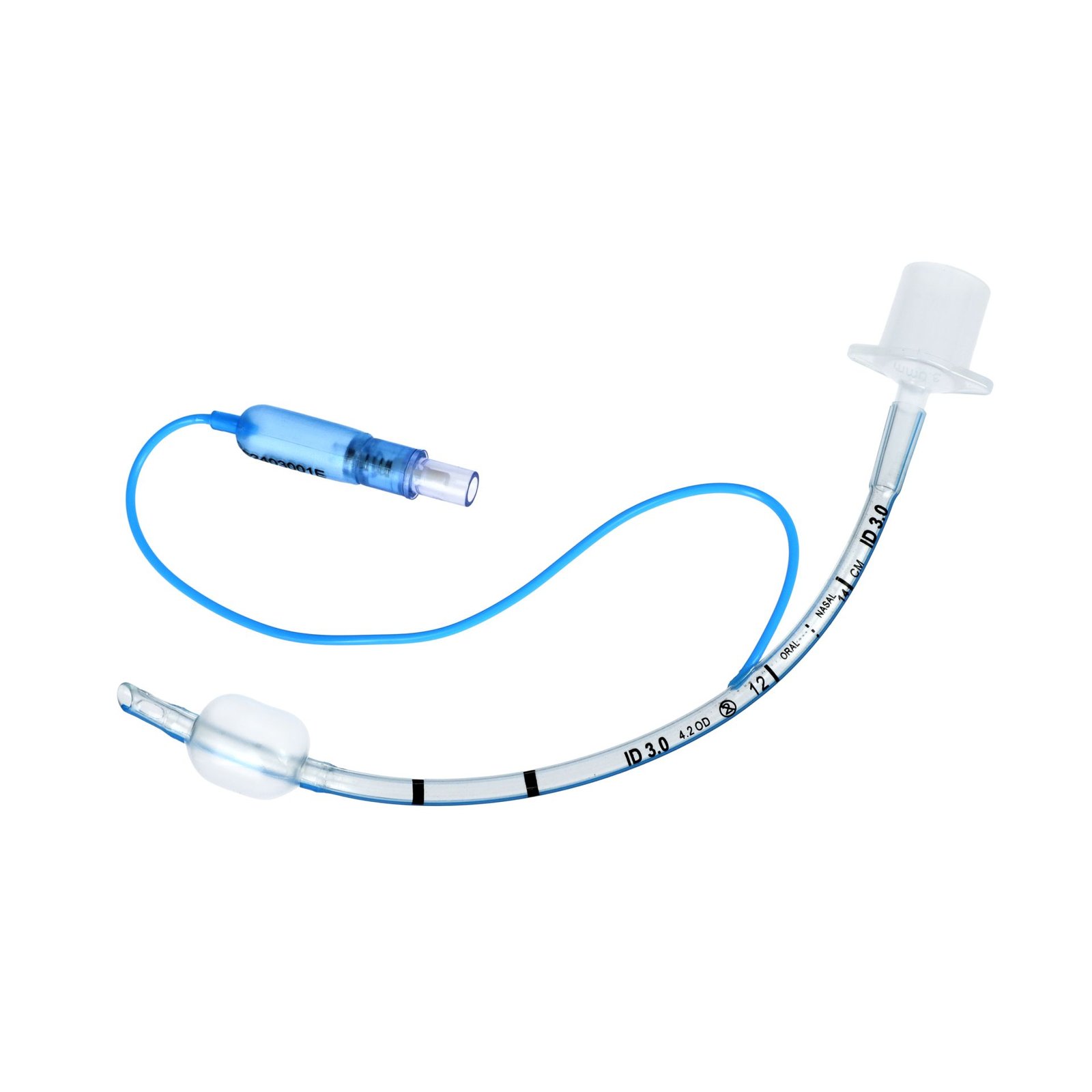 Endotrachėjinis vamzdelis su manžete, sterilus, 3,0 mm, sudėtyje yra ftalatų