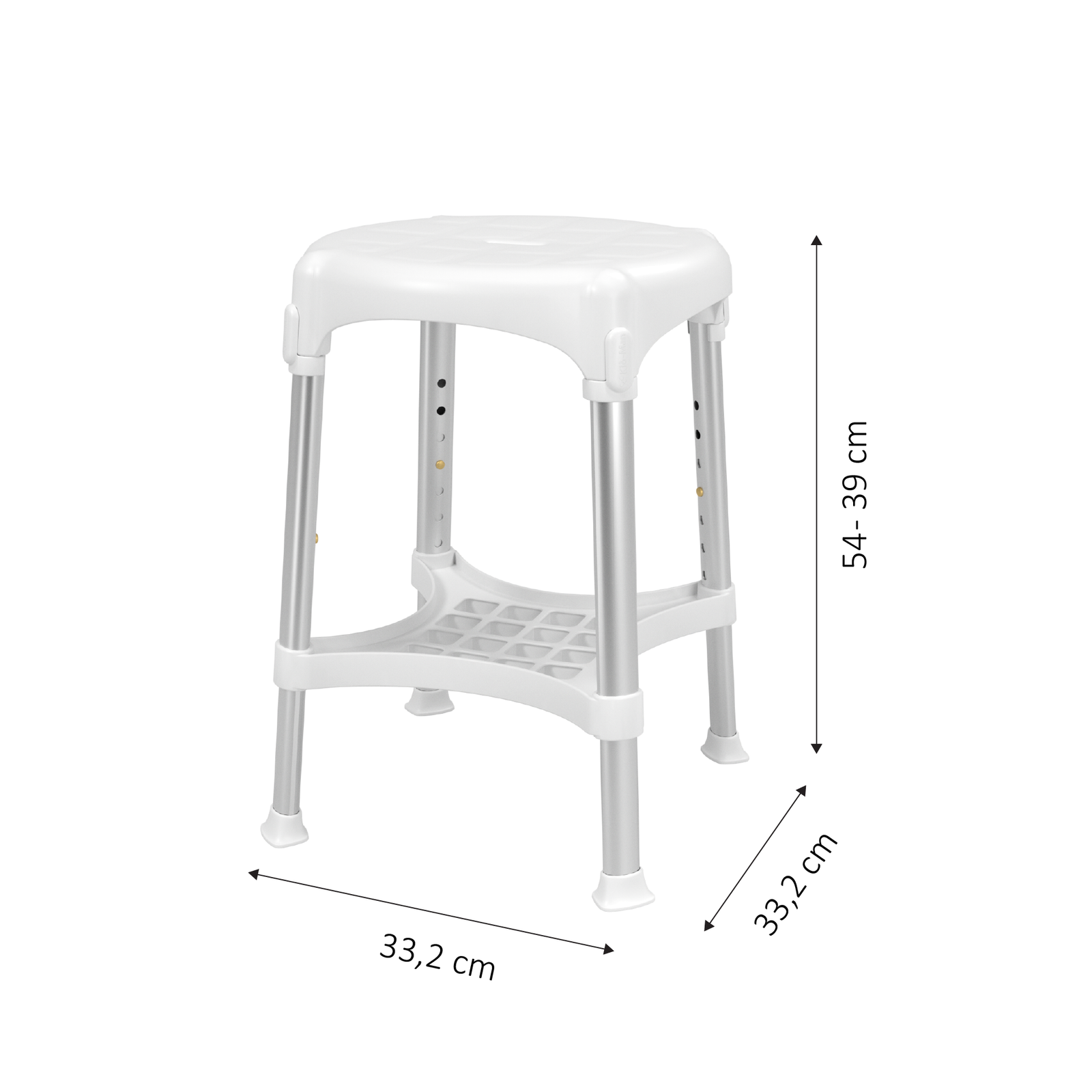 Apvali dušo kėdė su padėklu - Image 5