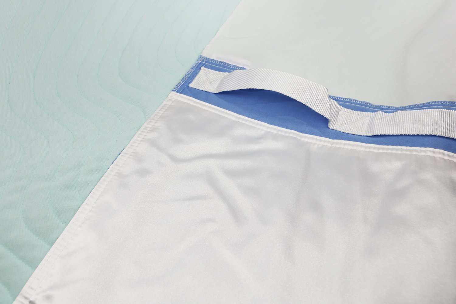 Absorbuojantis daugkartinis paklotas su rankenomis
ir slidžiu pagrindu - Image 4