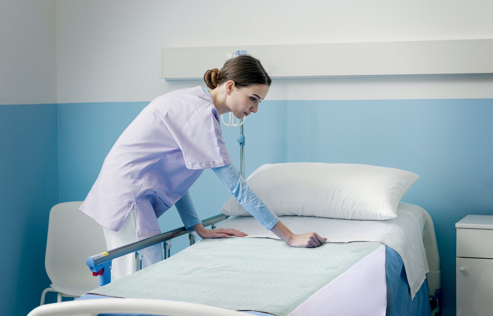 Absorbuojantis daugkartinis paklotas su rankenomis
ir slidžiu pagrindu - Image 6