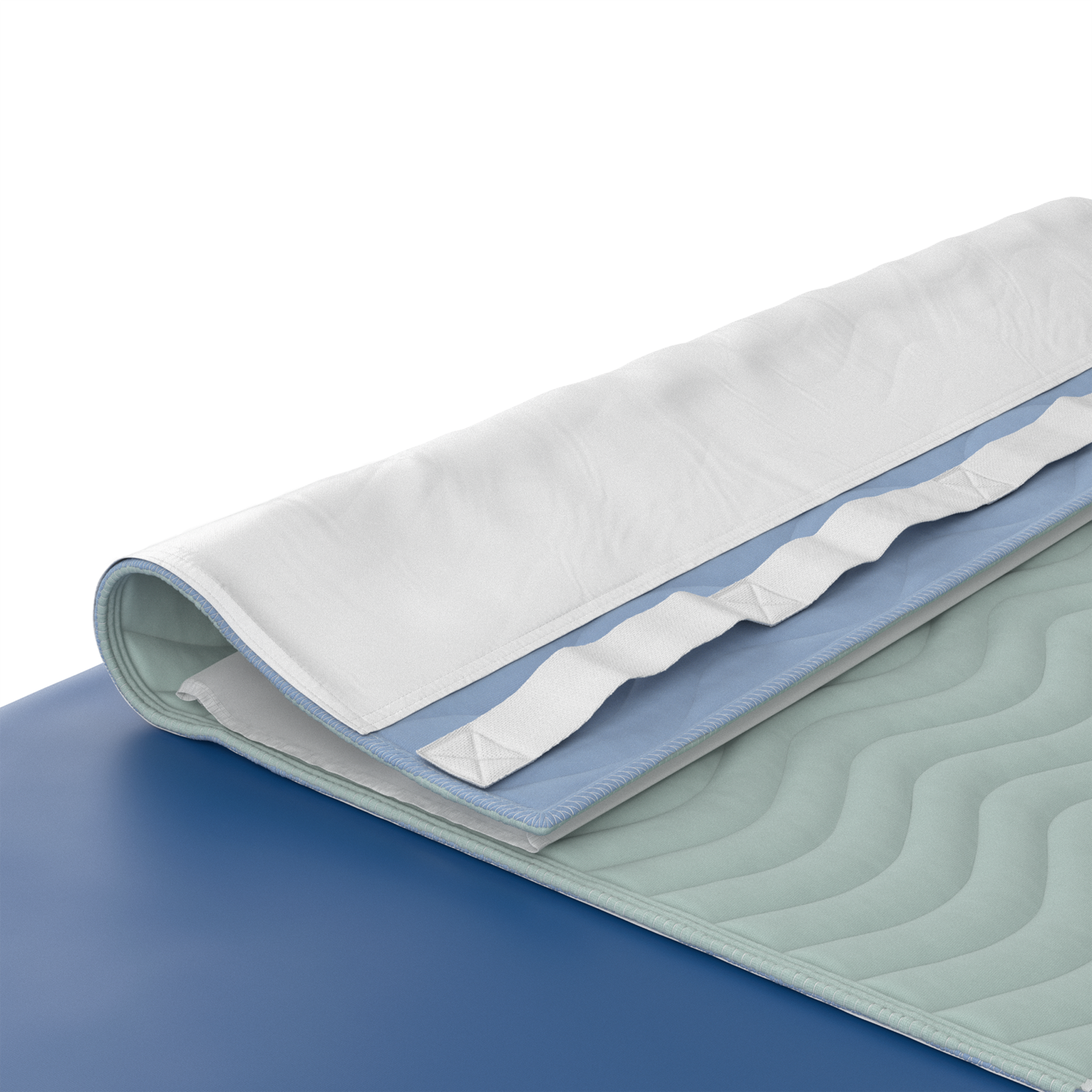 Absorbuojantis daugkartinis paklotas su rankenomis
ir slidžiu pagrindu