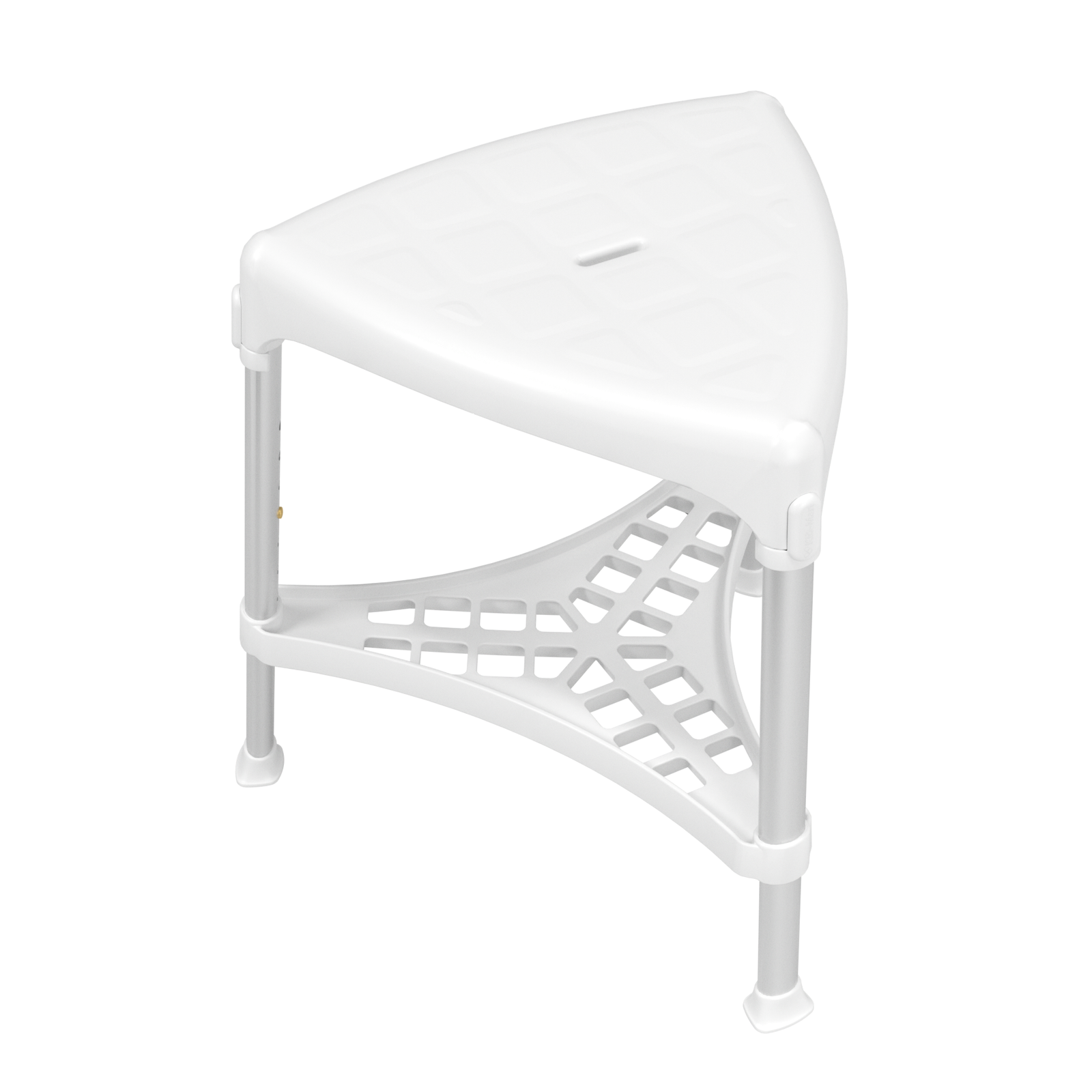 Trikampė dušo kėdė su padėklu - Image 2