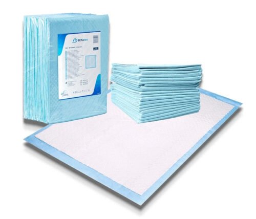 BETATEX Itin absorbuojantis paklotas, nesterilus, 60 cm x 90 cm 25vnt